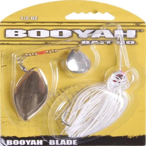 Fishing rod lightweight pouch-BYBT12-615 Booyah Tandem Spinner Bait, 0.5 Oz. - Snow White