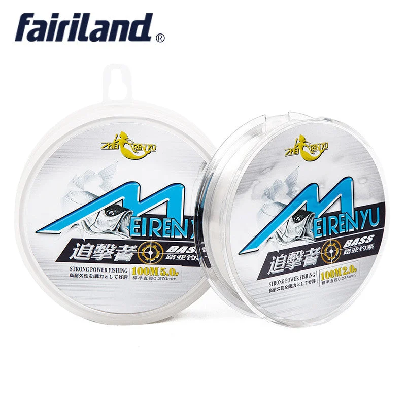 Fishing reel quick balance-100M Fluorocarbon Transparent Fishing Main Line Japan Line Material Mono Filament Nylon Thread