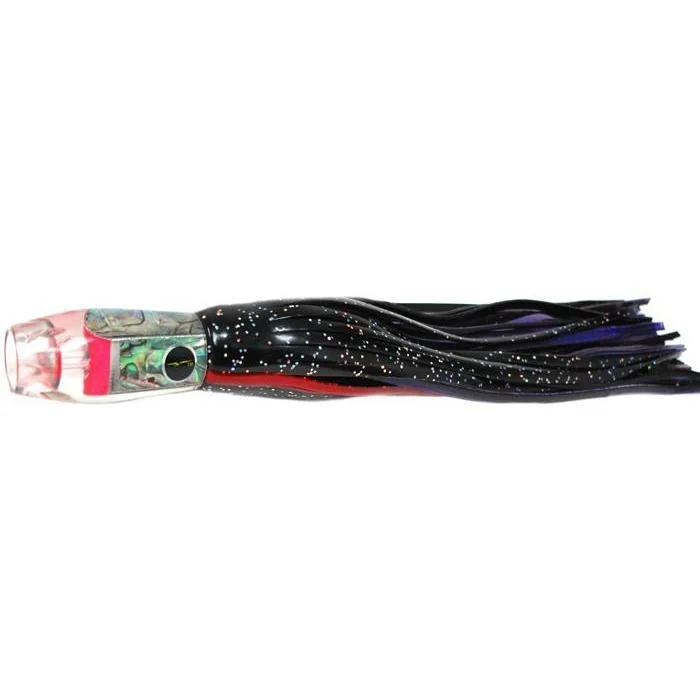 Fishing reel smooth hold-Black Bart Pro Jet Light Tackle Lure - Black/Purple Foil