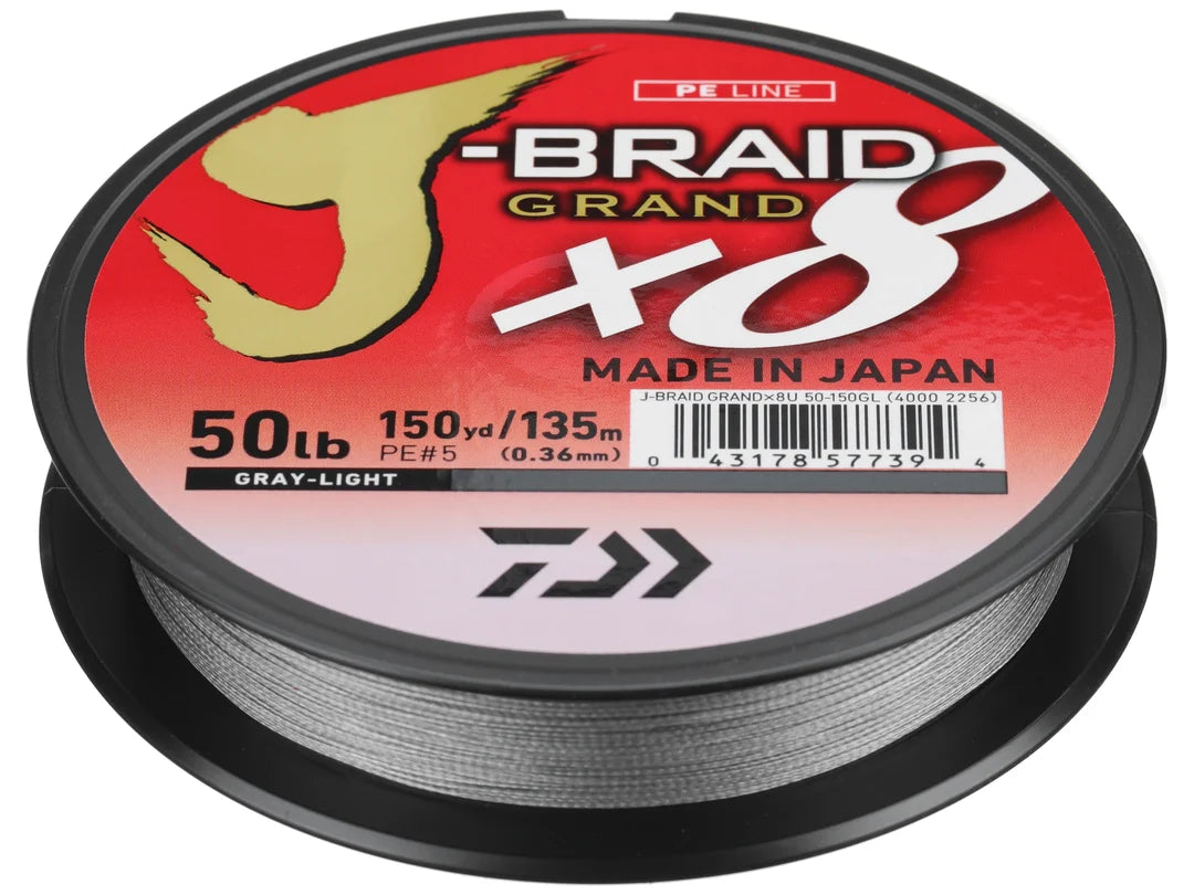 Fishing line knot firm-Daiwa J-Braid Grand 8X