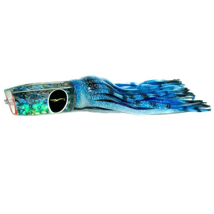 Fishing line durable steady-Black Bart Super Plunger Heavy Tackle Lure - Oceanic Blue/Blue Tiger