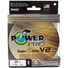 Fishing rod heavy pouch-Power Pro Super8Slick V2 Braided Line