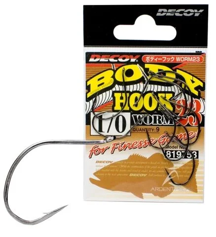 Fishing hook durable balance-Decoy Body Hook Worm 23