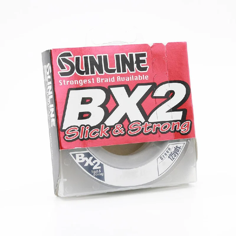 Fishing reel low hold-Sunline BX2 Braided Line