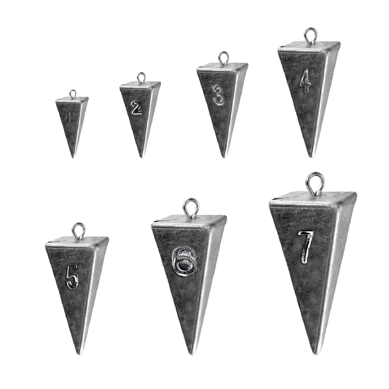 Fishing line durable firm-THKFISH Inline Trolling Pyramid Sinkers Weights For Fishing