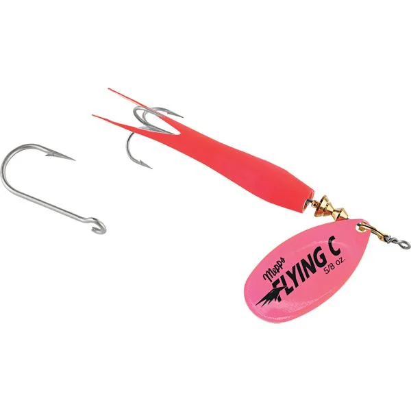 Fishing kayak line holder-Mepps Flying C Spinner - 5/8 Oz. - Pink/Pink