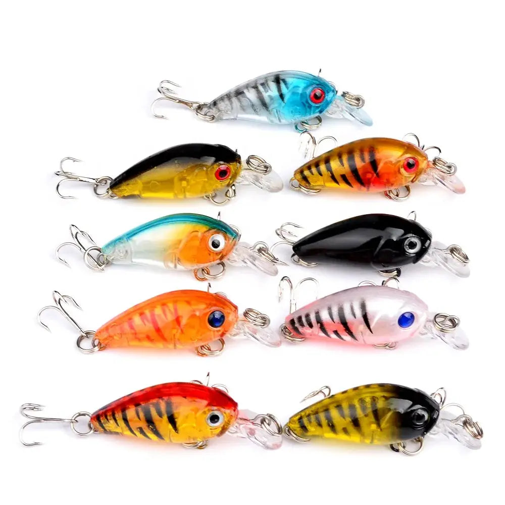 Fishing hook durable support-Lureswholesale® Mini Swimbait Minnow Wobbler Floating Hard Lure