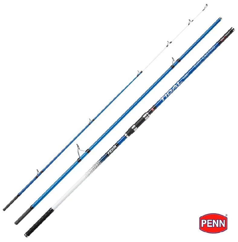 Fishing bait drying case-Penn Tidal Surfcasting Beach Fishing Rod - 14ft / 100-250g / 3pc - 1541070