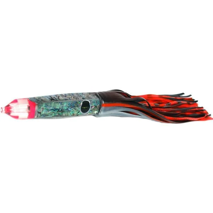 Fishing tackle durable pouch-Black Bart Wahoo Candy Medium Heavy Tackle Lure - Petro/Orange