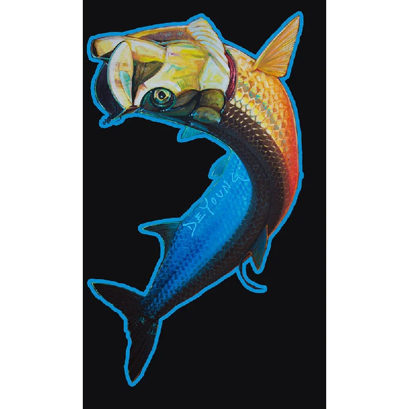 Fishing tackle side case-DeYoung Tarpon - 7 Mile Fred - Decal