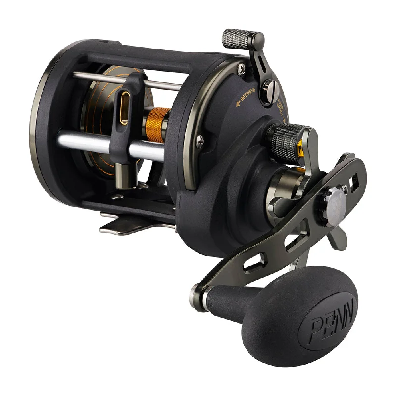 Fishing reel fast grip-PENN SQLII20LWLH Squall II Level Wind Left Hand Reel [1545926]