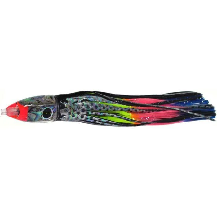 Fishing bait live grip-Black Bart Tuna XXX Light Tackle Lure - Black/Rainbow