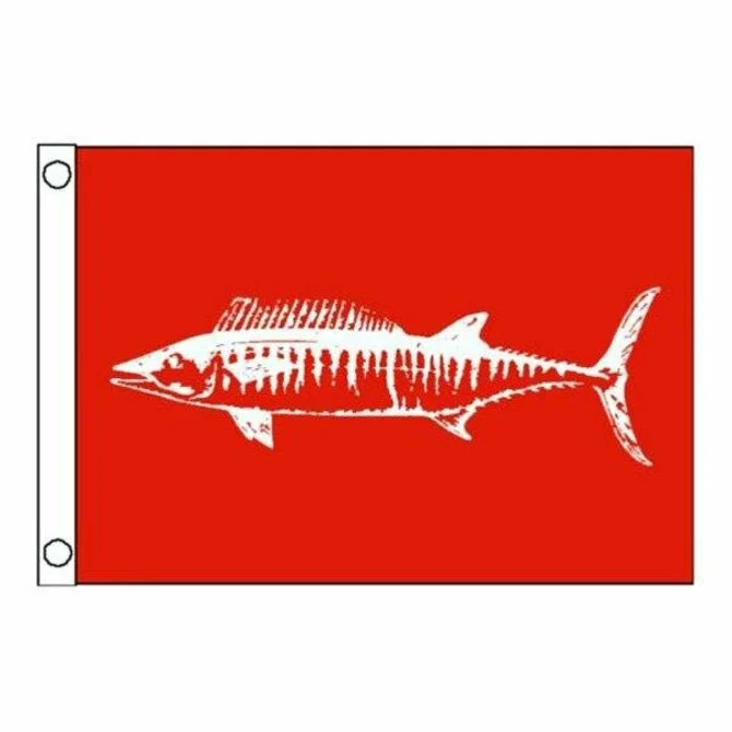 Fishing reel quick firm-Taylor Made - WAHOO Flag 12" x 18"