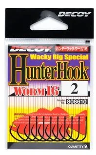 Fishing reel low balance-Decoy Worm 16 Hunter Hook