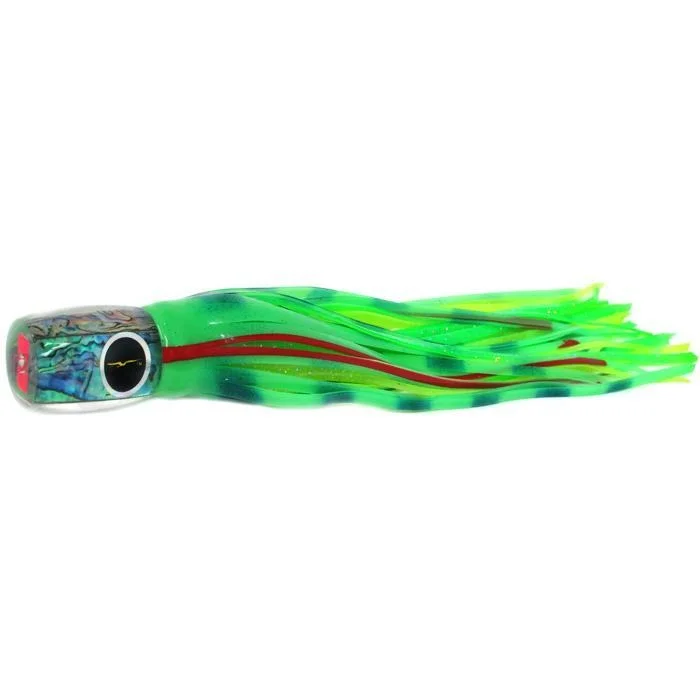 Fishing hook rust balance-Black Bart Striper Candy Medium Heavy Tackle Lure - Glow/Green Chartreuse