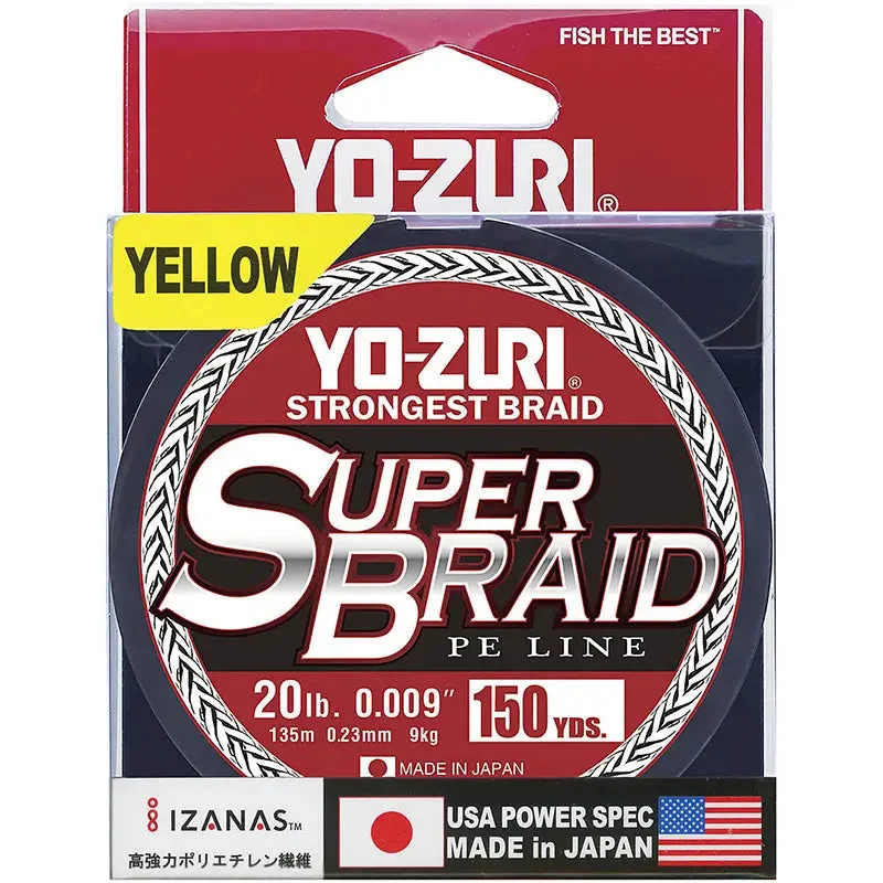 Fishing tackle travel pouch-Yo-Zuri Superbraid Line 150yd Spools