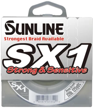 Fishing line durable support-Sunline SX1 Braid