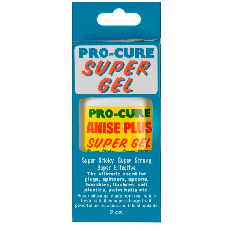 Fishing rod shore case-Pro-Cure Bait Super Gel - 2 Oz. Anise Plus