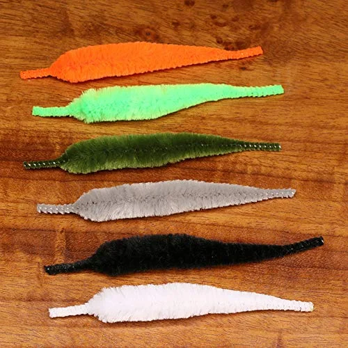 Fishing hook durable support-Magnum's Micro Dragon Tails Olive