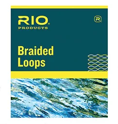 Fishing line smooth firm-RIO Braided Loops 4 Pack with Tubing Regular Lines 3 - 6