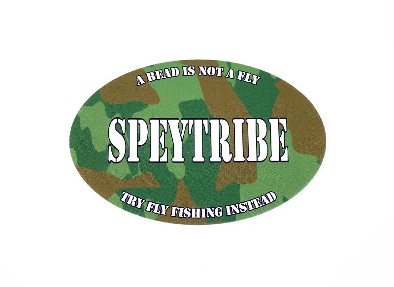 Fishing line thin support-SPEYTRIBE Camo Sticker