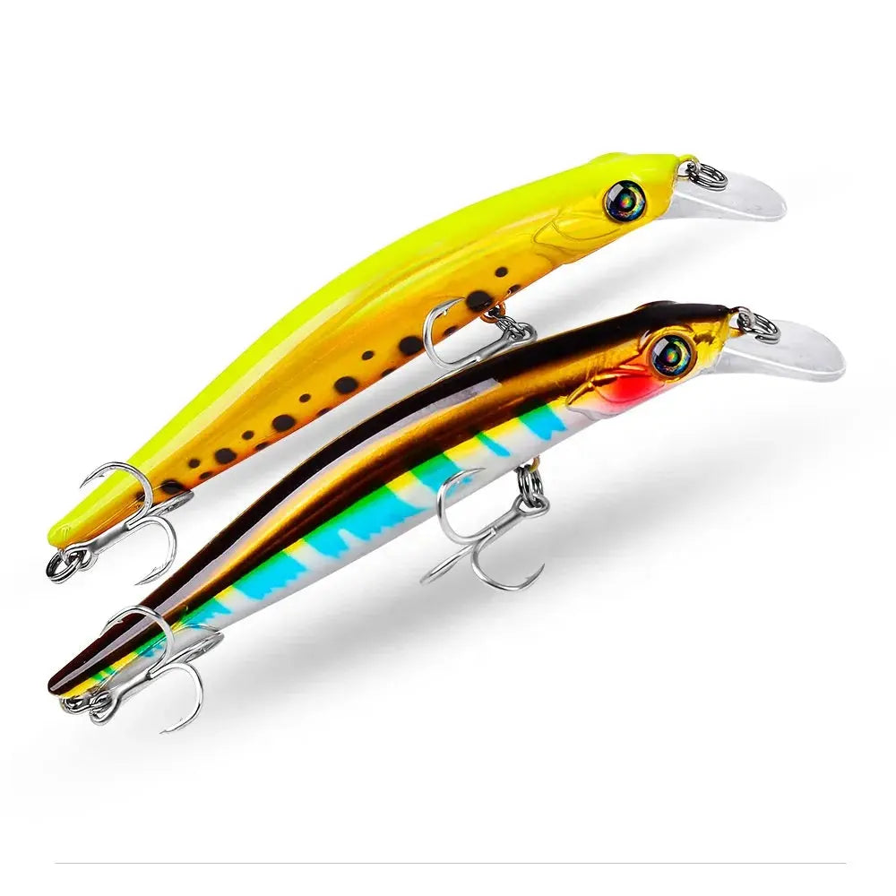 Fishing hook rust control-Lureswholesale® Floating Minnow Lure Plastic Hard Wobblers Cran Bait