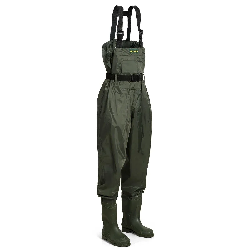 Fishing hook fine hold-Dr.Fish PVC Chest Fishing Wader