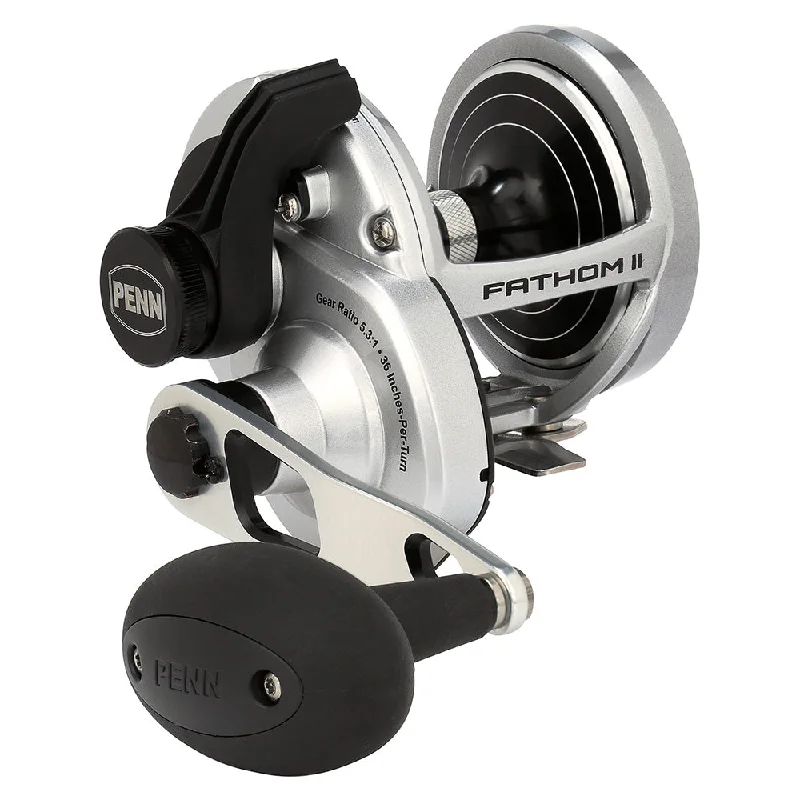 Fishing reel low control-PENN Fathom II Lever Drag Single Speed 30LD Conventional Reel FTHII30LD [1563379]