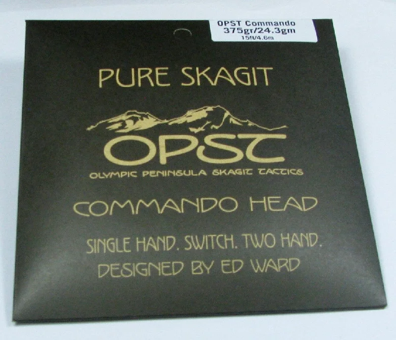 Fishing line spool stability-OPST Pure Skagit Commando Head