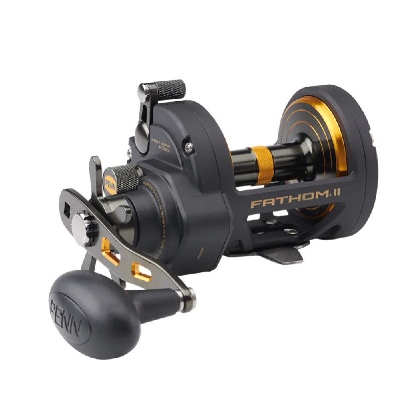 Fishing line spool stability-PENN FTHII40SD Fathom II Star Drag Conventional Reel [1505238]