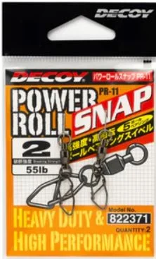 Fishing line thin strength-Decoy Power Roll Snap PR-11