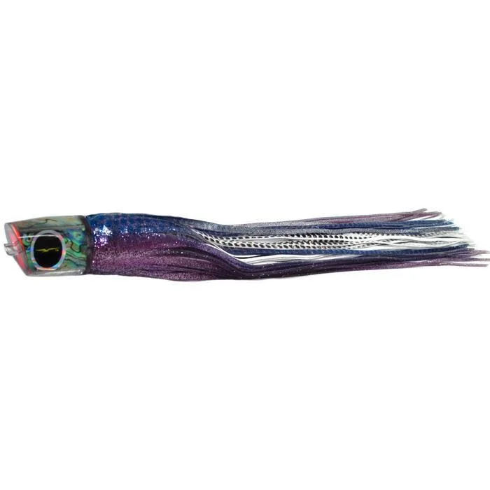 Fishing reel durable grip-Black Bart RPP Medium Heavy Tackle Lure - Purple Blue Dot/White Dot