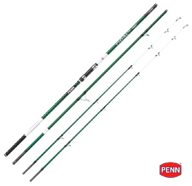 Fishing tackle durable case-Penn Tidal XR Twin Tip Surfcasting Rod - 15ft / 225 & 350g / 3pc - 1541079