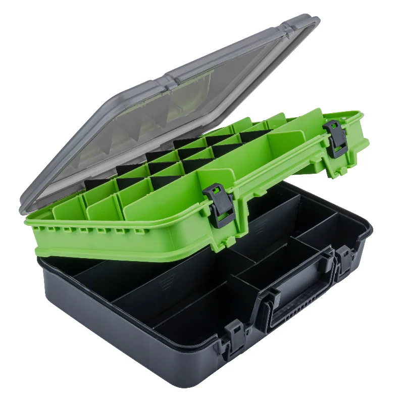 Fishing tackle soft case-THKFISH Double Layer Large Fishing Tackle Boxes