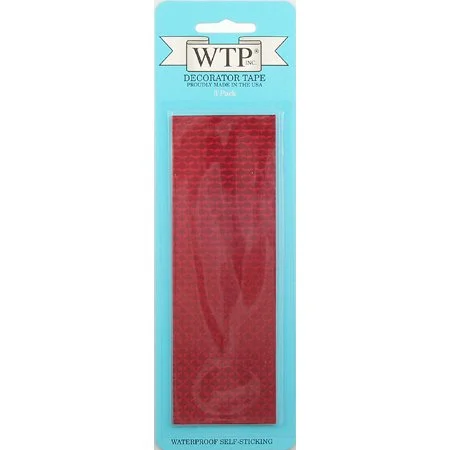 Fishing rod ice pouch-WTP Prism Lure Tape - Red