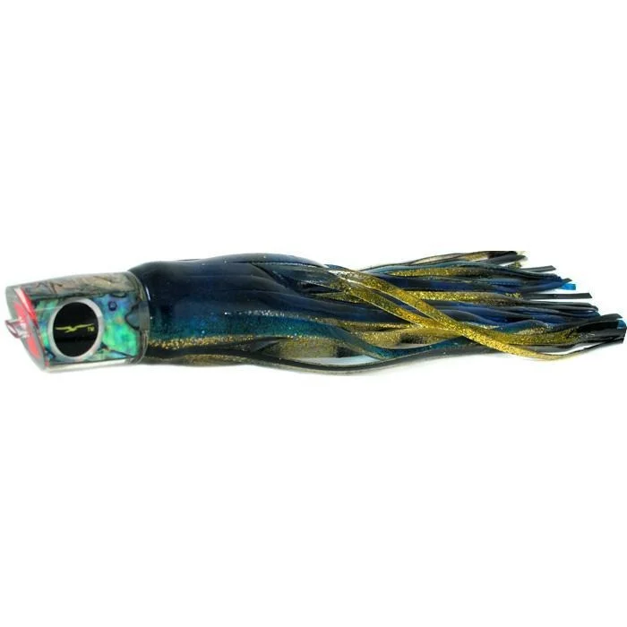 Fishing line smooth support-Black Bart RPP Medium Heavy Tackle Lure - Yellowfin/Silver Gold Black