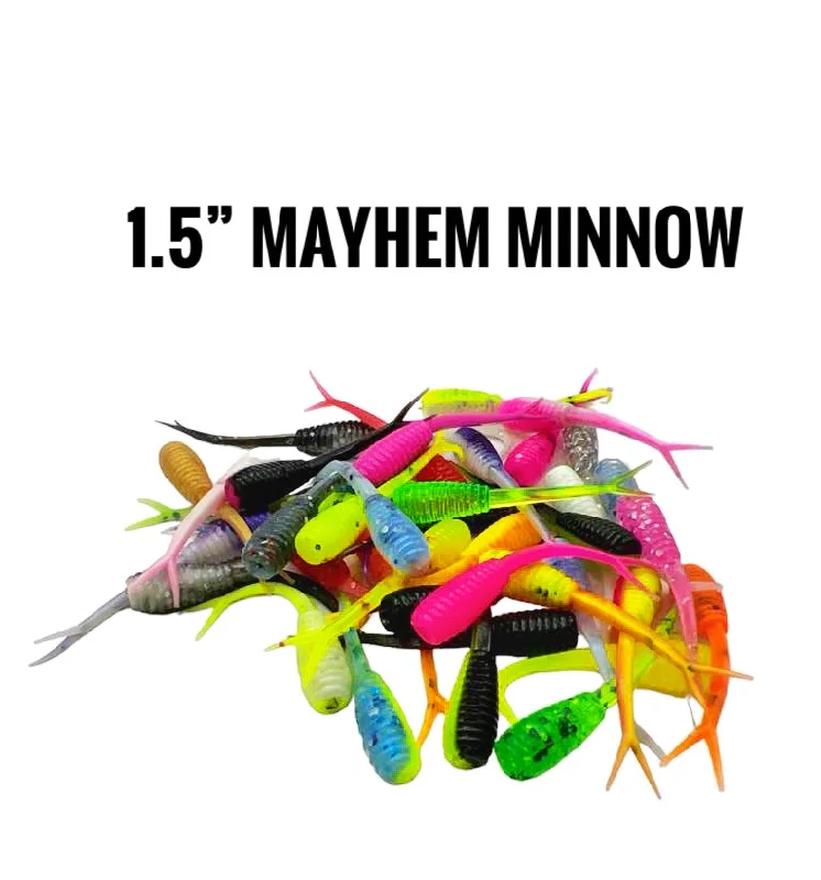 Fishing line cast firm-Mayhem Minnow/10 pack