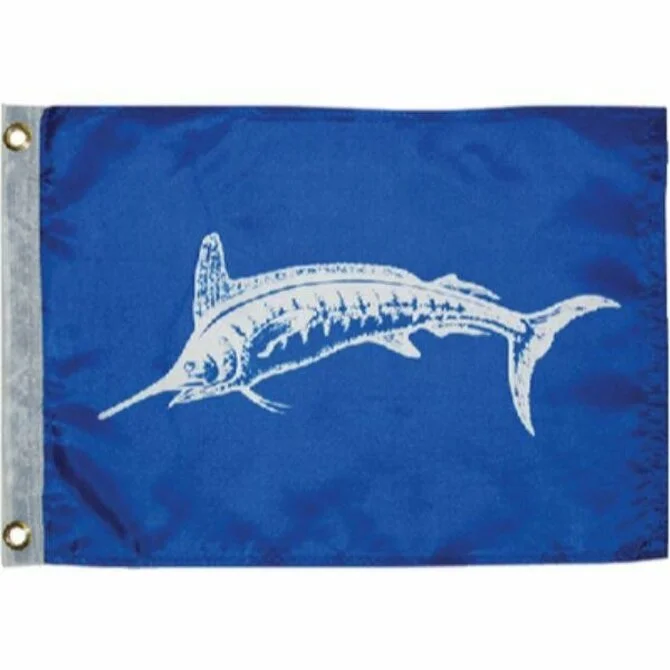 Fishing tackle utility pouch-Taylor Made - White Marlin Flag 12" x 18"