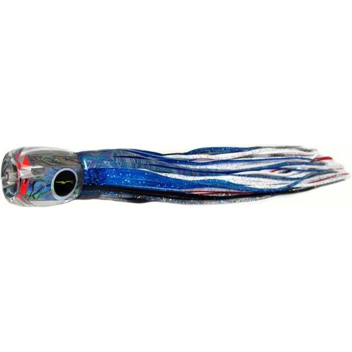 Fishing hook rust hold-Black Bart Saint Thomas Prowler Medium Heavy Tackle Lure - Blue/White