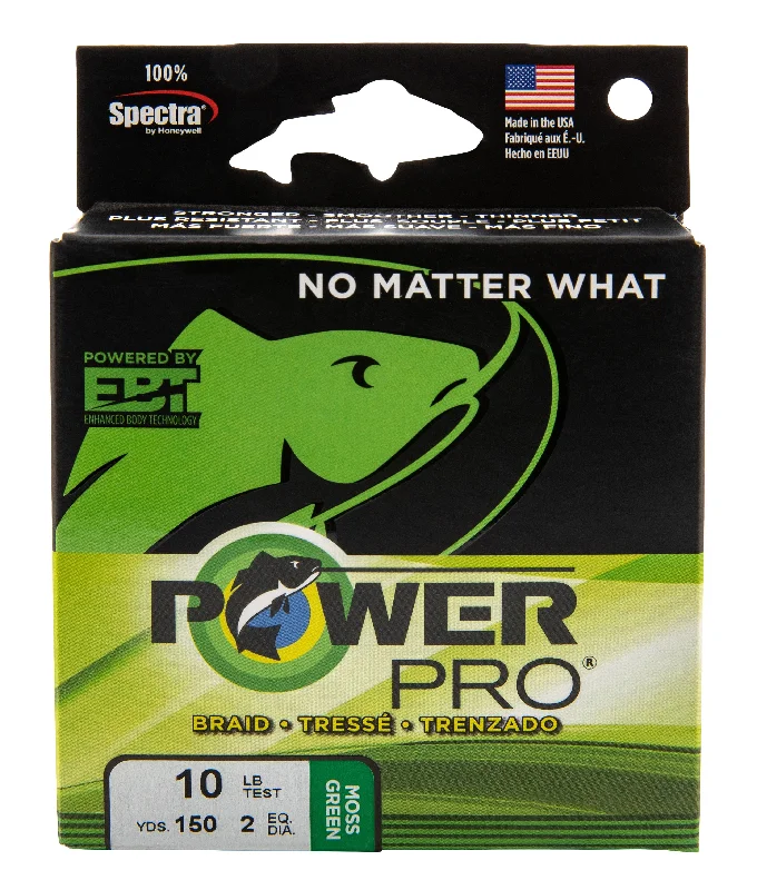 Fishing hook bait grip-Power Pro Green Braid