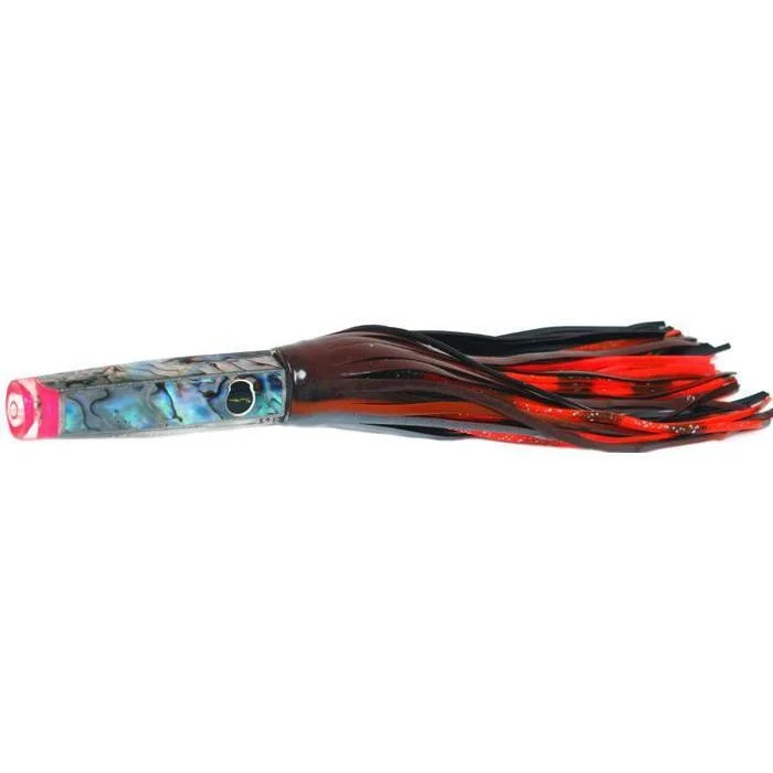 Fishing line cast grip-Black Bart Rum Cay Candy Light Tackle Lure - Petro/Orange