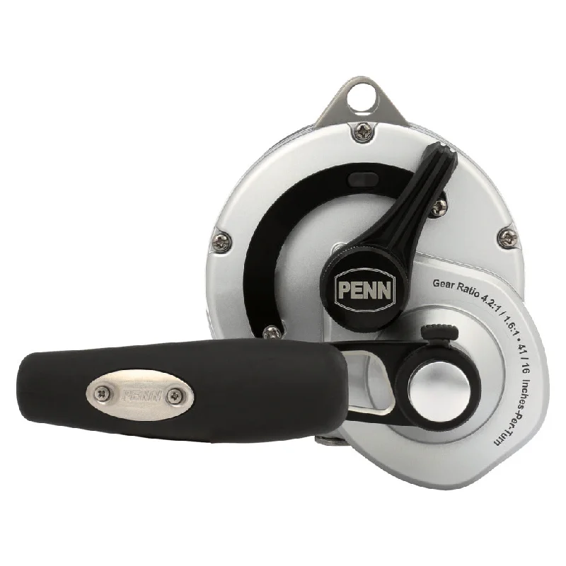 Fishing hook quick grip-Penn Fathom II 2 Speed Lever Drag Reels