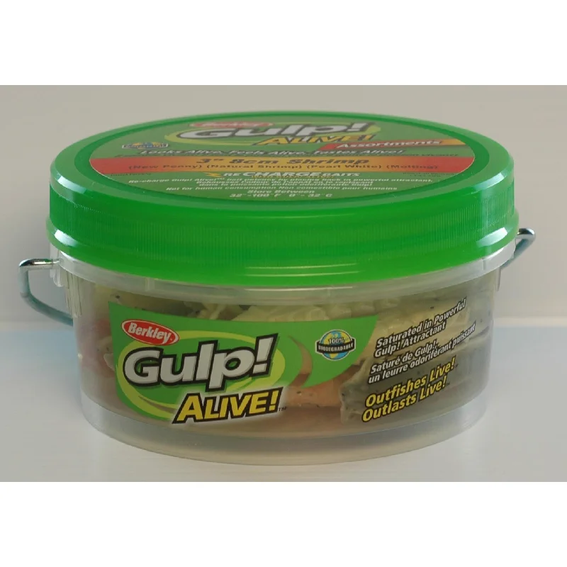 Fishing rod boat pouch-Gulp! Alive!® Saltwater Shrimp Assortment