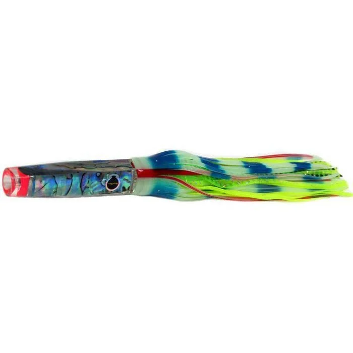 Fishing reel quick firm-Black Bart Rum Cay Candy Light Tackle Lure - Glow/Green Chartreuse Dot