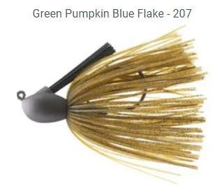 207: Green Pumpkin Blue Flake