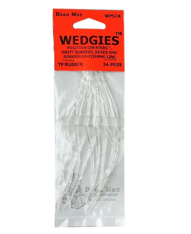 Fishing line durable reach-Beau Mac Wedgies Tp Rubber Stops