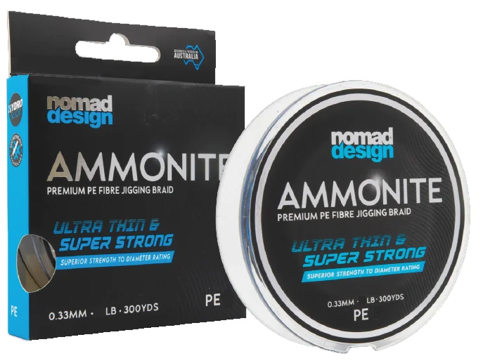 Fishing line cast reach-Nomad Design Ammonite Premium Jigging Braid