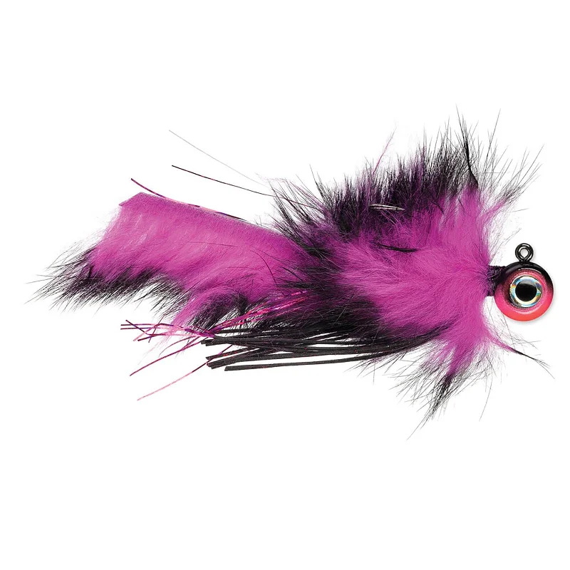 Fishing rod bank pouch-VMC Twitchin' Jig | Glow Showgirl UV; 3/8 Oz.