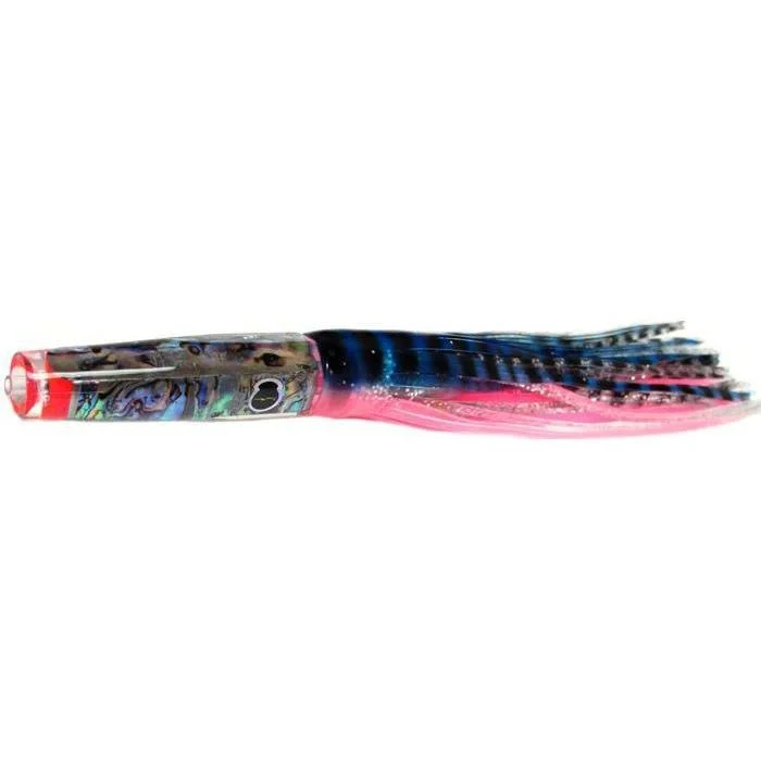 Fishing reel smooth grip-Black Bart Rum Cay Candy Light Tackle Lure - Blue Pink Tiger/Silver Tiger