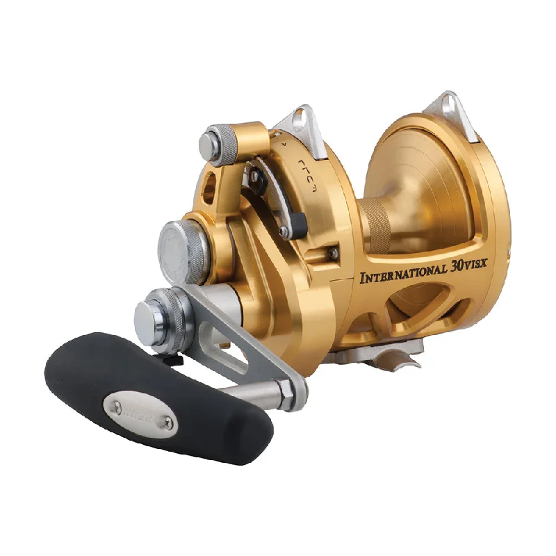 Fishing hook glow grip-PENN International 30 VISX Reel INT30VISX - Gold [1370780]